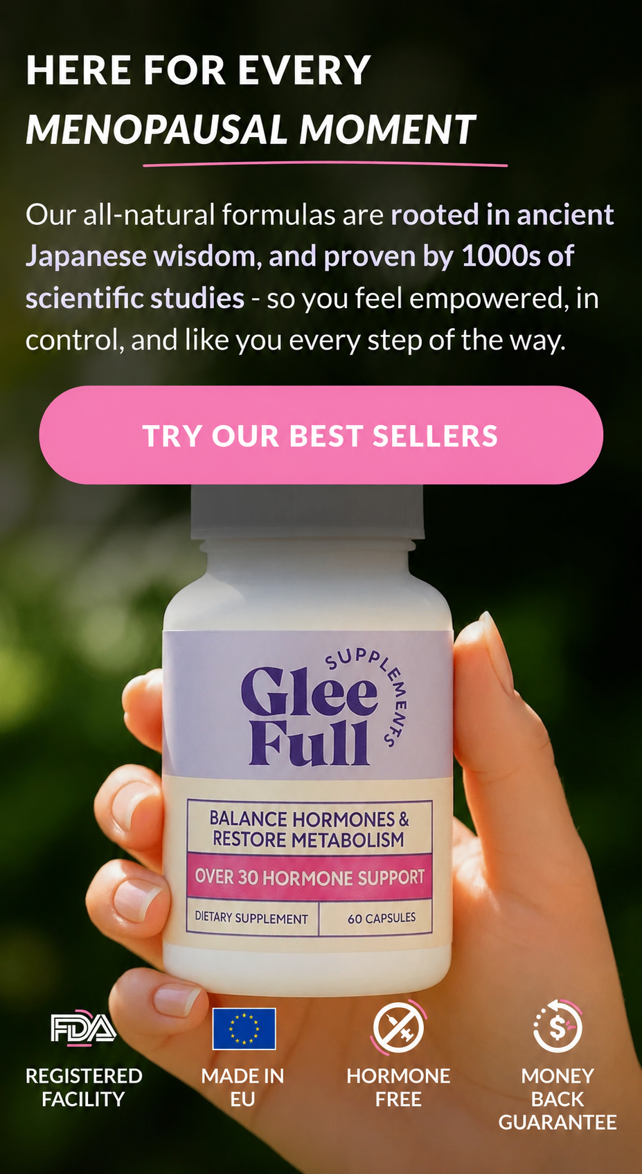 Here for every menopausal moment
